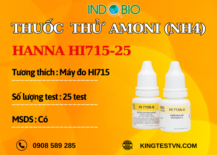 Thuốc thử NH4 Hanna HI715-25